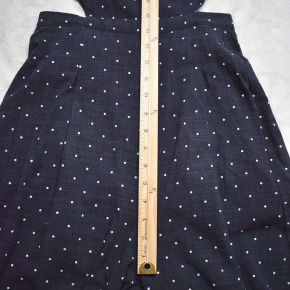 Princess Polly Polka Dot Romper Sz 8 Wide Leg Ankle Jumpsuit Gaucho Minimalist - Picture 12 of 16
